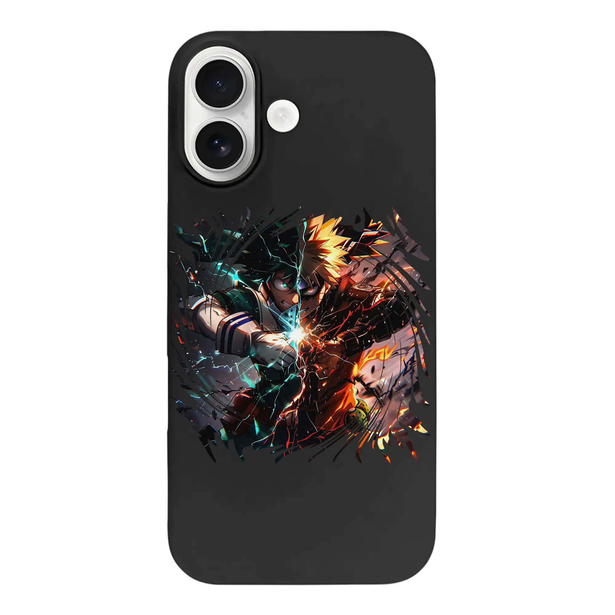 僕のヒーローアカデミア グッズ,爆豪勝己 - iPhone 17 シリーズ シリコンケース 薄型 耐衝撃 指紋防止 ソフトタッチカバー 精密フィット 傷防止 保護ケース iPhone 17/17 Air/17 Pro/17 Pro Max 対応